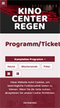 Mobile Screenshot of kino-regen.de